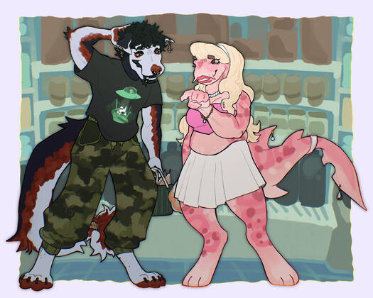 corpo todo colorido + perso. extra