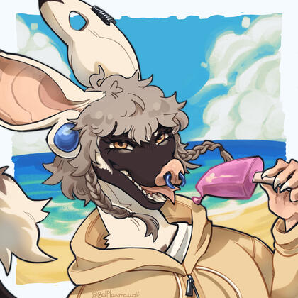 busto colorido sombreado + fundo