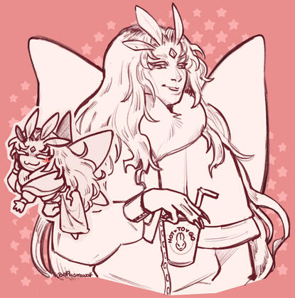 Sketch halfbody + chibi