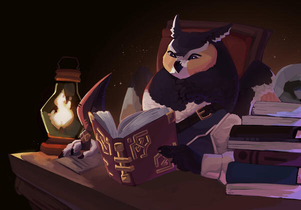 Rendered halfbody + background