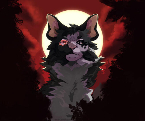 render halfbody + background