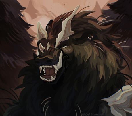 Bust + Background